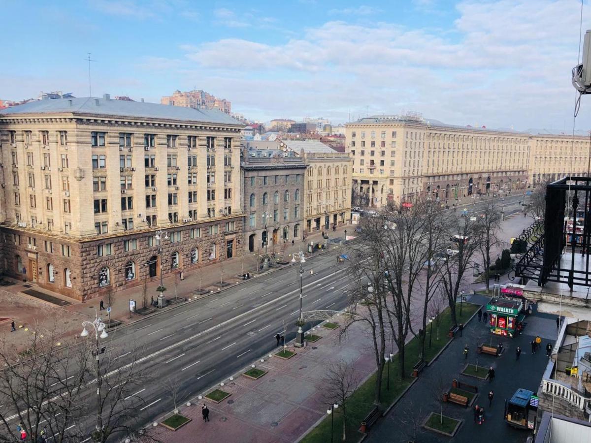 Amazing View Of Khreshchatyk! เคียฟ ภายนอก รูปภาพ